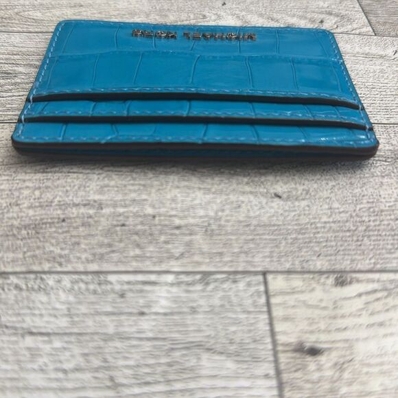 LOW START Michael Kors Jet Set Small Croc Embossed, Card Card Holder NWOT - Picture 7 of 7